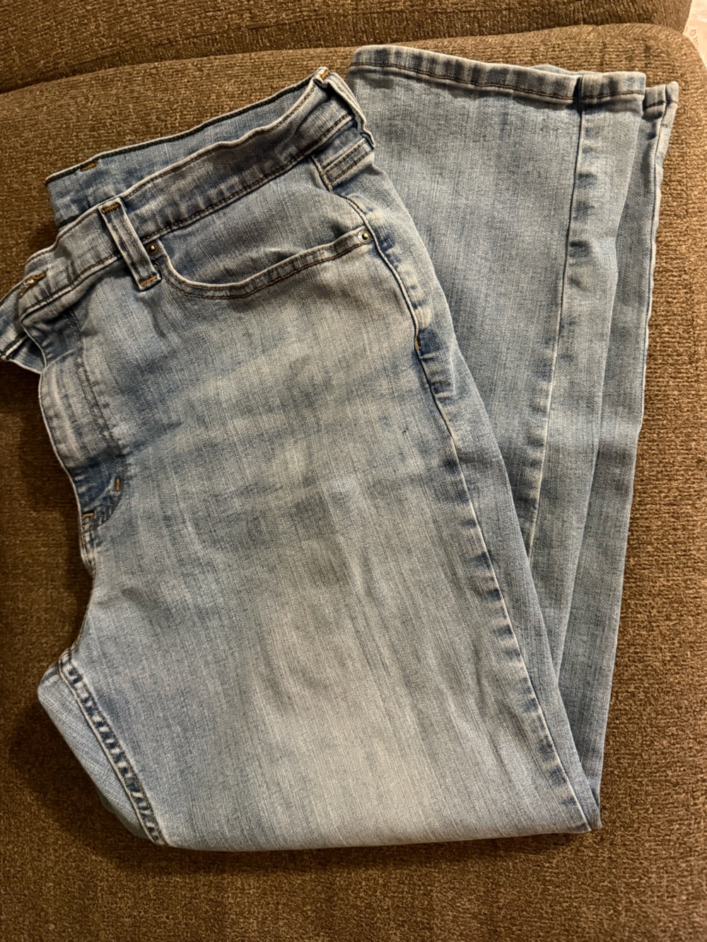 L.L. Bean Men's Light Blue Relaxed-Fit Jeans